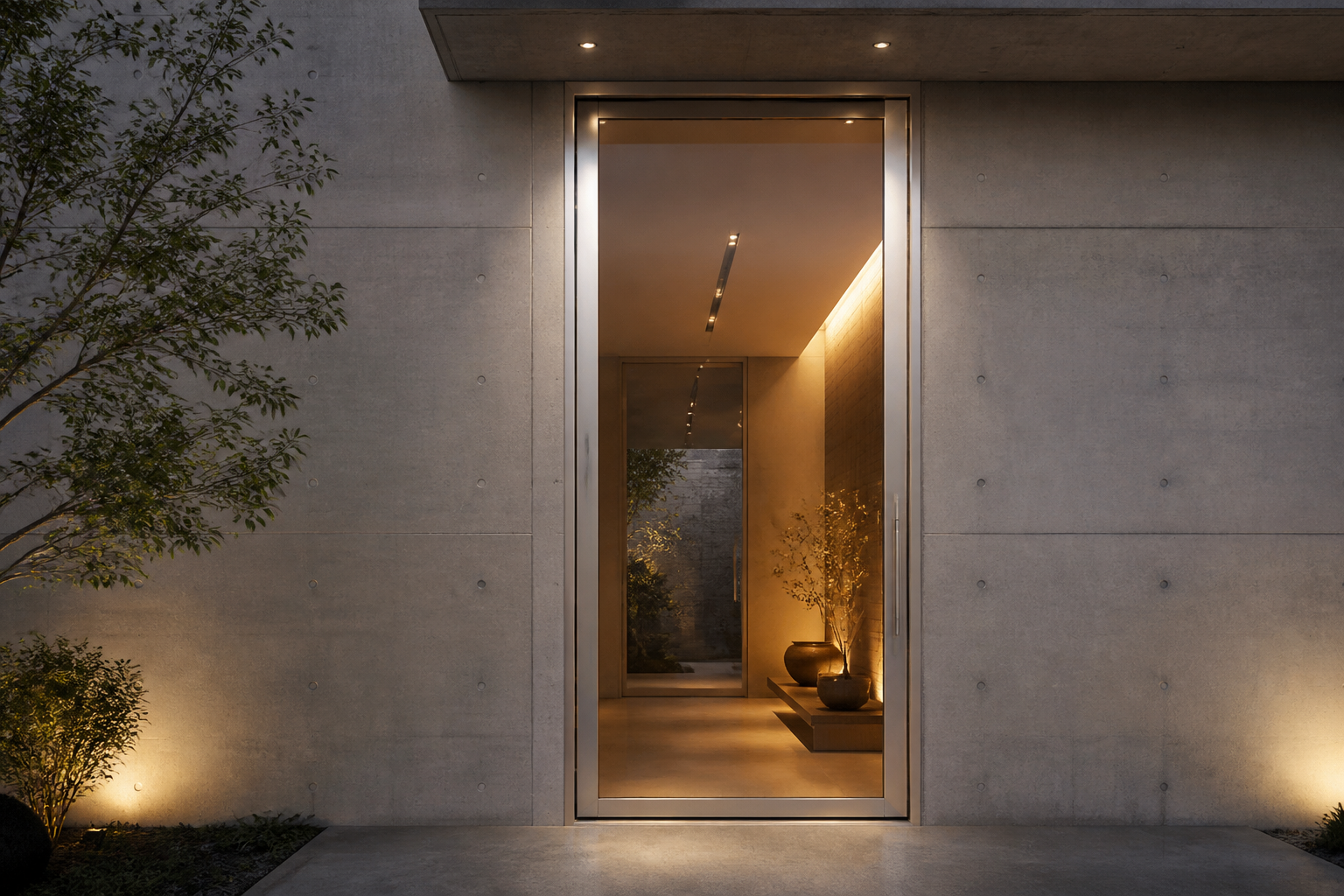 VLX 100 Pivot Door in Pasadena, CA | Lightwell Windows Pasadena - detail 2