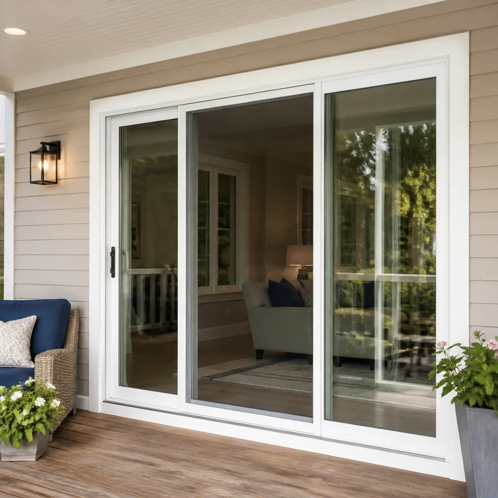 Sliding glass doors